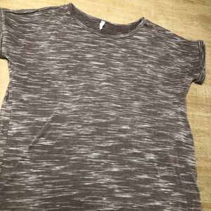 Pinkblush comfy knit charcoal top